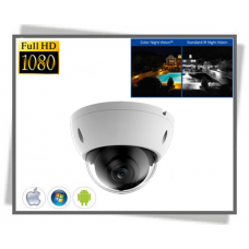 X-Security Starlight 2Megapixel Full HD Farve Nat IP Dome Kamera With Audio